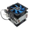 Dual Fan CPU MIni Cooler Heatsink For Intel