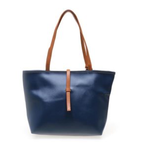 Zada Tote Bag with Mini Pouch – Navy