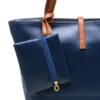 Zada Tote Bag with Mini Pouch – Navy