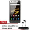 Infinix Hot S X521 4G Ready 16GB – Grey + Gratis In-Ear Headphone XE01